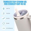 Stanley 40oz Adventure Quencher Straw Lid Replacement, 4pcs Set Green - 3