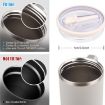 Stanley 40oz Adventure Quencher Straw Lid Replacement, 4pcs Set Green - 4