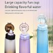 Purple 700ml BPA-Free Tritan Sports Water Bottle with Straw - 5
