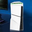 PS5 Slim White Cooling Fan: Dustproof, 3 Speeds, Colorful - 4
