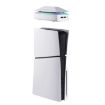 PS5 Slim White Cooling Fan: Dustproof, 3 Speeds, Colorful - 6