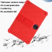 TCL TAB 11 FE Red Shockproof Silicone Case with Holder - 6
