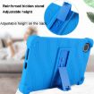 TCL Tab 8 Gen 2 Red Shockproof Silicone Case with Holder - 4