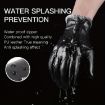 Kyncilor XL Black Winter Thermal PU Gloves, Touchscreen, Windproof - 4