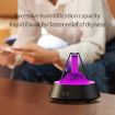80ml Black Volcanic Lava Aromatherapy Humidifier with USB & Lights - 4
