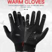Kyncilor Cycling Waterproof Touch Screen Gloves, Size L, Black - 2