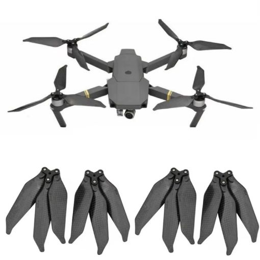 DJI Mavic 2 Pro/Zoom 8743F Carbon Fiber 3-Blade Propeller 2 Pairs - 1