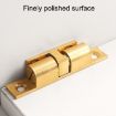 Extra Large Gold Cabinet Magnetic Spring Buckle Ball Door Sucker, 2pcs - 4