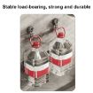 Multifunctional Traceless Suction Cup Hook Storage Rack - White - 4