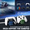 Acrylic Game Controller Stand - Transparent Blue Storage Rack - 3