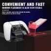 Acrylic Game Controller Stand - Transparent Blue Storage Rack - 4