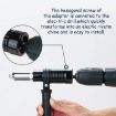 Cordless Electric Rivet Nut Machine & Drill Adapter (Boxed) - 3