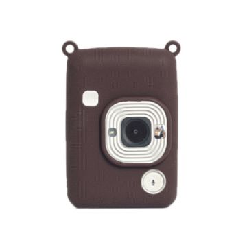 FUJIFILM instax Mini Liplay Silicone Case - Wear-resistant Dark Brown - 1