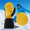 Abalone Yellow XL Winter Ski Snow Gloves for Men and Women - 2