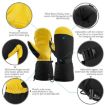 Abalone Yellow XL Winter Ski Snow Gloves for Men and Women - 3