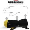 Abalone Yellow XL Winter Ski Snow Gloves for Men and Women - 5
