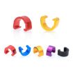 10pcs Bicycle Brake Gearshift Cable Tube C-shaped Buckle (Random) - 2