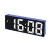 JX012 LED Electronic Clock Battery Plug-in Bedside Alarm (Blue) - 1