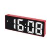 JX012 LED Clock: Battery & Plug-in Dual-use Bedside Alarm (Red) - 1