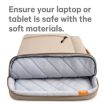 BANGE BG-6802 Khaki Laptop Bag, Small Notebook Protective Case - 5