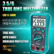 ProsKit MT-1236-C True-RMS Multimeter for ACA, ACV, DCA, DCV, Frequency - 4