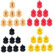 Violin Mute Set - 8pcs Volume Reduction Tool (Red) - 2