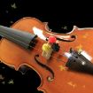 Yellow 8pcs Violin Mute Set - Volume Reduction Tool - 5