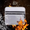 Fireproof Document Bag with Double Zipper Pockets 10.6x6.9 Inch - 1
