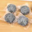 5pcs 40g Steel Wool Ball Scrubber for Dishes, Pots, Pans, Ovens - 3