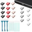 Silver Metal Dust Plug Cleaning Kit for TYPE-C Mobile Phones - 2