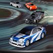 1:43 Mini 4WD Remote Control Drifting Car, Orange 911 - 2
