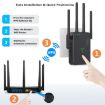 Urant U10 WiFi Repeater 300Mbps 2.4G 4 Antennas EU Plug White - 3