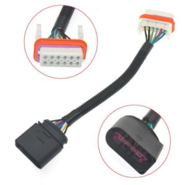 Porsche Cayenne 2003-2006 Headlight Wiring Harness Plug, OE: 95563123911 - 1