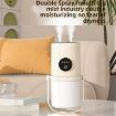 Portable Beige Dual Port Humidifier & Nightlight Air Purifier - 4