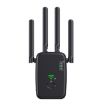 Urant U11 300Mbps WiFi Repeater Signal Amplifier US Plug Black - 1