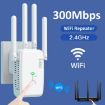 Urant U11 300Mbps WiFi Repeater Signal Amplifier US Plug Black - 2