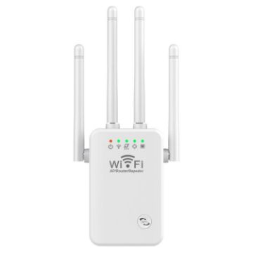 Urant U9 300Mbps WiFi Repeater Signal Amplifier, US Plug, White - 1