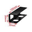Under Desk Laptop and Tablet Mount Kit for Office Organization (Black) - 5