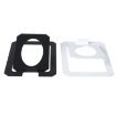 Tilted Metal Desktop Speaker Stand for Studio Monitors (Black) - 3