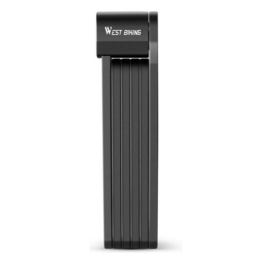WEST BIKING Folding Bicycle Lock Anti-theft Equipment (Black) - 1