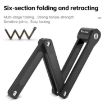 WEST BIKING Folding Bicycle Lock Anti-theft Equipment (Black) - 4