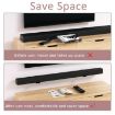 Black Universal Wall Mount Bracket for Sound Bars Up to 5.1" Wide - 4