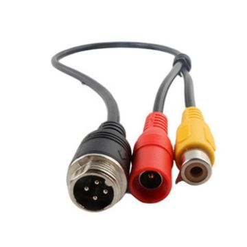 4 Pin Aviation Male to RCA Female DC Adapter Wire 50cm - 1