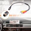 4 Pin Aviation Male to RCA Female DC Adapter Wire 50cm - 2