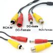 4 Pin Aviation Male to RCA Female DC Adapter Wire 50cm - 4