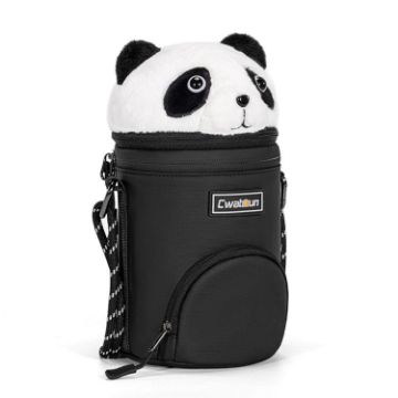 Cwatcun D162 Camera Lens Cover - Large Cartoon Panda Design - 1