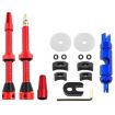 60mm Red B Tubeless French Valve for Mountain Road Bike - 1