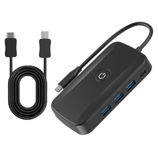 5-In-1 Wireless Charger & USB-C Docking Station, 100W, 73.5cm Cable - 1