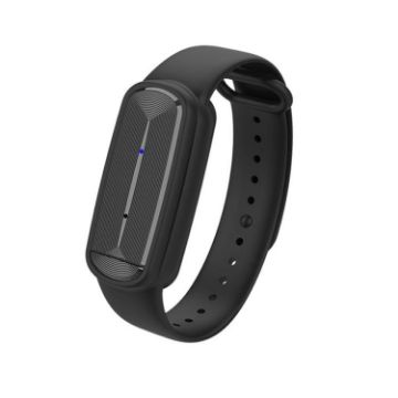 M90 Ultrasonic Mosquito Repeller Bracelet for All Ages (Black) - 1