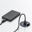 USB-C/USB3.0/SD/MMC Desk Grommet Hub, 1.2m Cable Length - 2